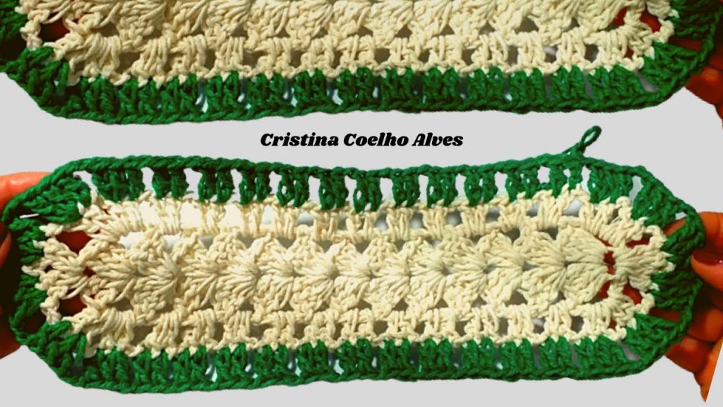 Base FÃ¡cil Para Tapetes de CrochÃª FÃ¡cil RÃ¡pida de fazer Passo a Passo #cristinacoelhoalves