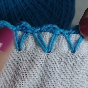 Amostra desse caseado de crochê simples e fácil de fazer