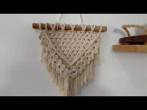 Como fazer painel de crochê/ decoração de crochê