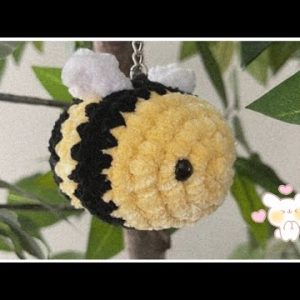 [passo a passo] como fazer abelhas fofas de crochê! 🧶 super fácil