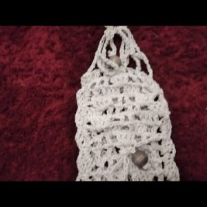como  fazer porta papel higiênico de crochê para iniciantes #fazendinha #croche