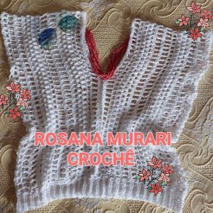 BLUSA BRANCA MARAVILHOSA, FÃ�CIL E RÃ�PIDA DE FAZER #croche #crochet #hÃ¦kling #crocheters #blusa