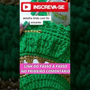 🔴CROCHE COM FIO ENCANTO | CROCHÊ PERSONALIZADOS E INCRÍVEIS | CROCHET #82 #shorts #crochet #croche