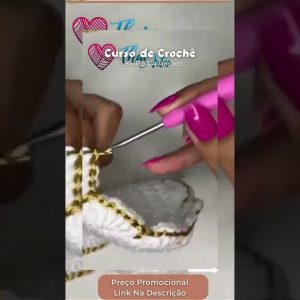 Curso Online De Crochê | Aprenda a Lucrar com Crochê #shorts