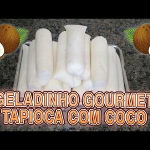 GELADINHO GOURMET TAPIOCA COM COCO