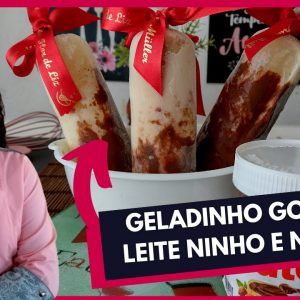 COMO FAZER GELADINHO GOURMET DE LEITE NINHO I O melhor Geladinho Gourmet de Ninho com Nutella