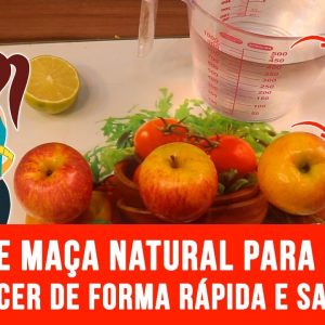 Suco de maçã natural para ajudar emagrecer de forma rápida e saudável | Dicas de Saúde