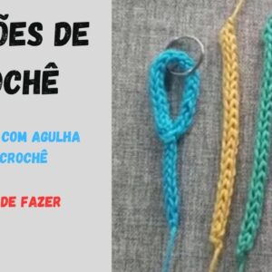 Cordões de crochê – tricotin super fácil de fazer (para iniciantes)