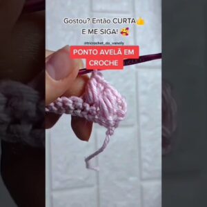 Como fazer o ponto Avelã em crochê / aprendendo crochê