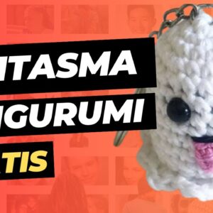 👻 Receita De Como Fazer Fantasma De Crochê Amigurumi Grátis e Fácil! (SEM COSTURA)