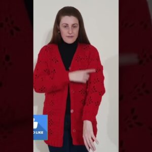 Aprenda a fazer esse casaco em crochê 🧶