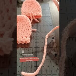 como fazer cordão de crochê!