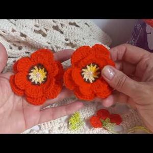 Como fazer uma flor deslumbrante em crochê passo a passo