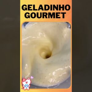 Geladinho Caseiro Goumert leite condensado #shorts #shortsyoutube #viral