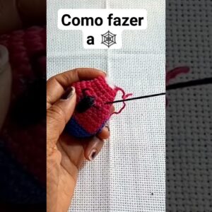 como fazer a aranha #shortscrochet #crochet